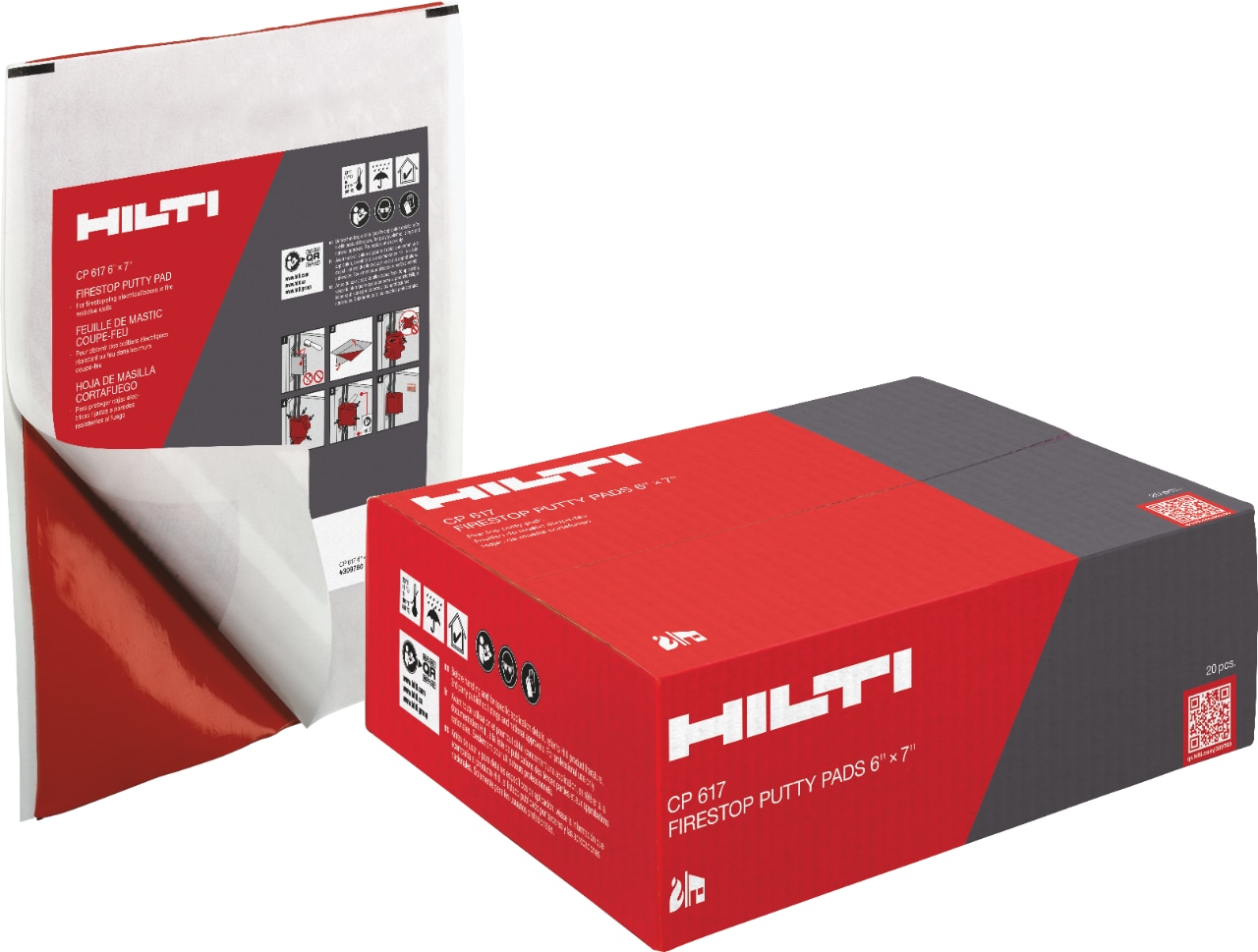 Hilti CP617 Firestop Putty Pad