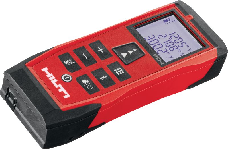 PD-I Laser meter Robust laser meter with smart measuring functions and Bluetooth connectivity for interior applications up to 100 m