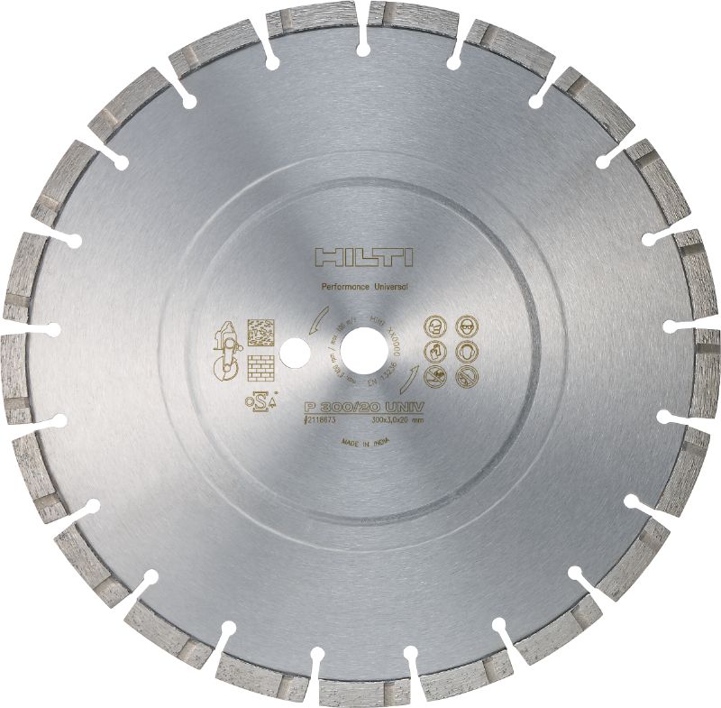 Image 1 of 1: P Universal diamond blade Diamond blade for cutting in different base materials