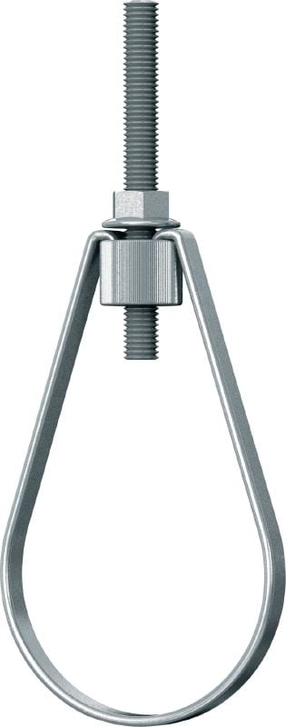 MP-SPN sprinkler pipe hanger Galvanised sprinkler loop hanger with VdS, FM and UL approvals for fire sprinkler applications