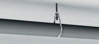 MP-SPN sprinkler pipe hanger Galvanised sprinkler loop hanger with VdS, FM and UL approvals for fire sprinkler applications Applications 1