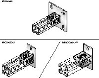 MIQC-C Hot-dip galvanised (HDG) baseplate for fastening MIQ girders to concrete for heavy-duty applications