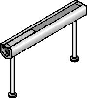 HAC-T Standard anchor channel Serrated cast-in anchor channels in standard sizes and lengths with the approvals needed for 3D loads