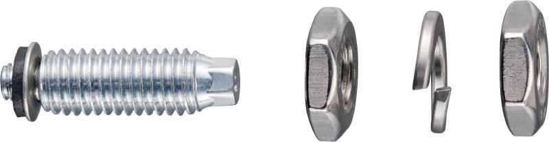 Electrical Connector S-BT-ER HL Threaded screw-in stud (Stainless Steel, Metric or Whitworth thread) for electrical connections on steel in highly corrosive environments