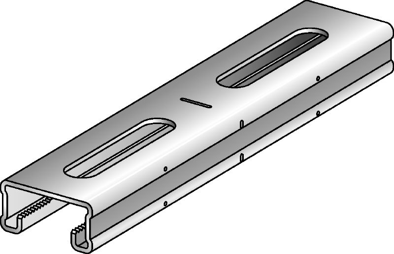 MQ-21-F C-Channel profile hot-dip galvanised (HDG) C-Channel profile for light-duty applications
