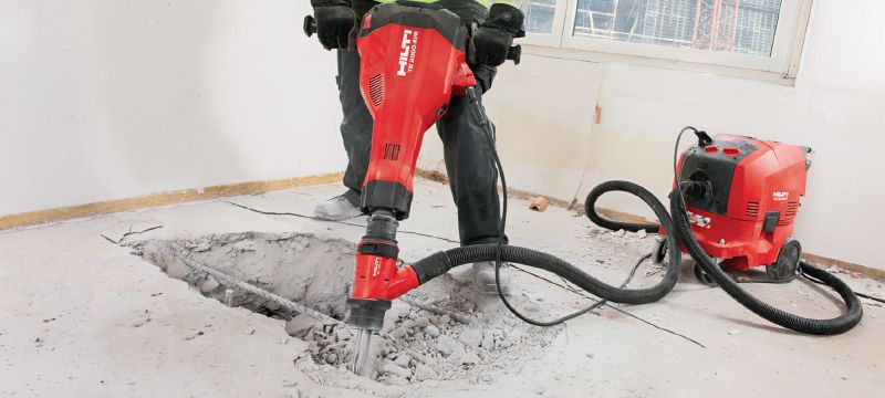 TE 2000-AVR Demolition hammer Powerful and extremely light TE-S breaker for concrete and demolition work Applications 1