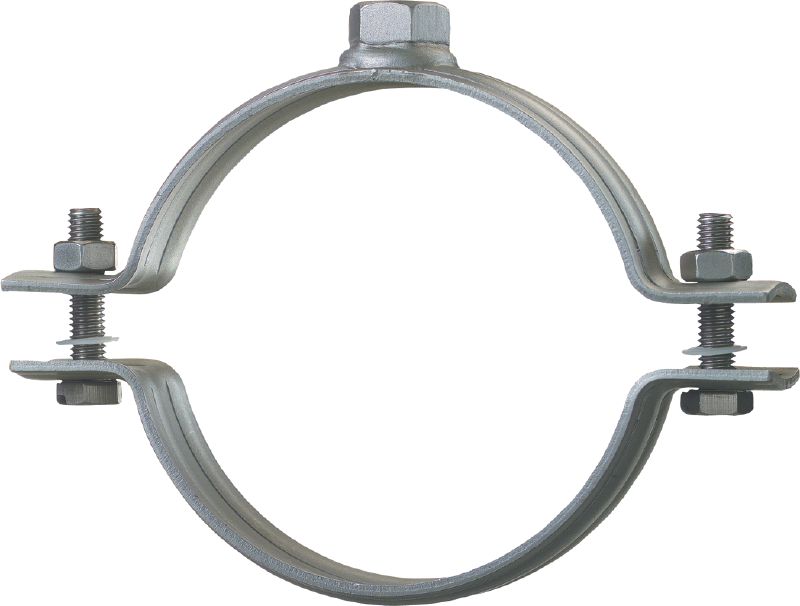 MP-MR heavy-duty pipe clamp Stainless steel (A4) pipe clamp without sound insulation for heavy-duty applications