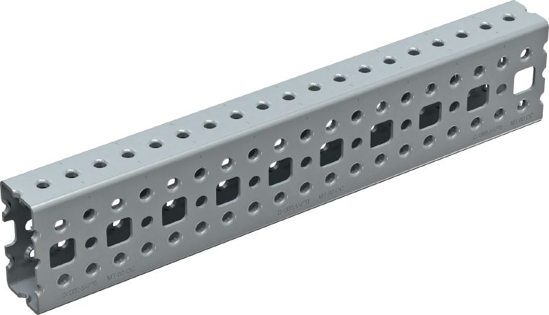 MT-80 OC Box profile heavy-duty box profile for use with MT-TFB components in outdoor environments