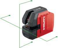 PM 20-CG Plumb and cross line laser Green beam combi-laser with 2 lines and 5 points for plumbing, levelling, aligning and squaring