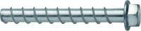 KH-EZ Concrete screw anchor Ultimate-performance screw anchor for quicker permanent fastening in concrete (carbon steel, hex head)
