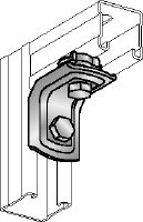 MQW-Q2 Pre-assembled angle Galvanised 90-degree pre-assembled angle for connecting multiple MQ strut channels