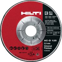 AC-D UP Abrasive cutting disc Standard angle grinder cutting disc for steel and stainless steel