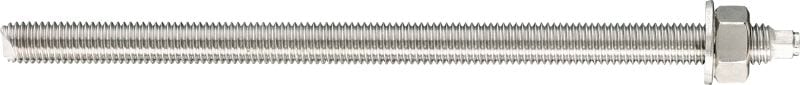 HAS-U A4 anchor rod High-performance anchor rod for capsule and injectable hybrid/epoxy anchoring in concrete and masonry (A4 stainless steel)