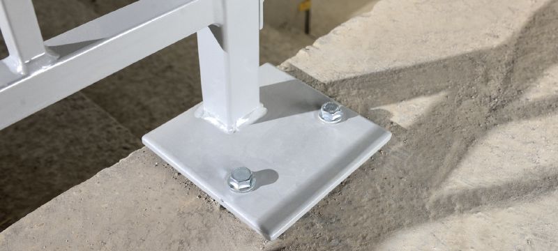 KH-EZ Concrete screw anchor Ultimate-performance screw anchor for quicker permanent fastening in concrete (carbon steel, hex head) Applications 1