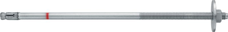HST3 wedge anchor for timber High-performance wedge anchor bolt with specialised washing machine for timber construction, for high static and seismic loads in cracked concrete (carbon steel)